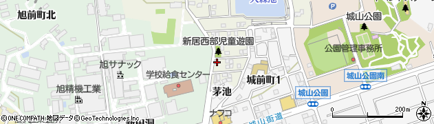 愛知県尾張旭市平子町中通46周辺の地図