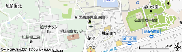 愛知県尾張旭市平子町中通48周辺の地図