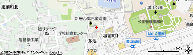愛知県尾張旭市平子町中通54周辺の地図