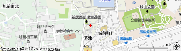 愛知県尾張旭市平子町中通52周辺の地図