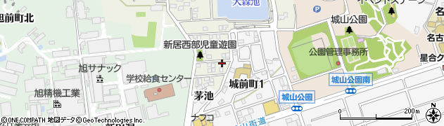 愛知県尾張旭市平子町中通63周辺の地図