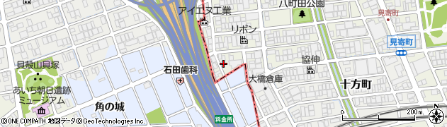 愛知県名古屋市西区長先町33周辺の地図