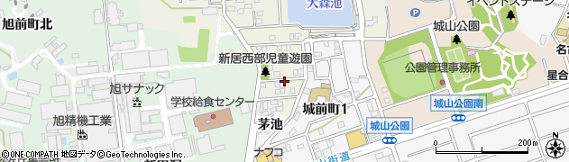 愛知県尾張旭市平子町中通57周辺の地図