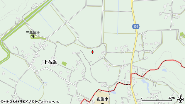 〒298-0018 千葉県いすみ市上布施の地図