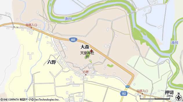 〒299-1758 千葉県富津市大森の地図