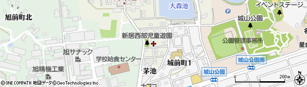 愛知県尾張旭市平子町中通76周辺の地図