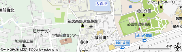 愛知県尾張旭市平子町中通72周辺の地図