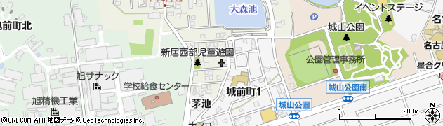 愛知県尾張旭市平子町中通71周辺の地図