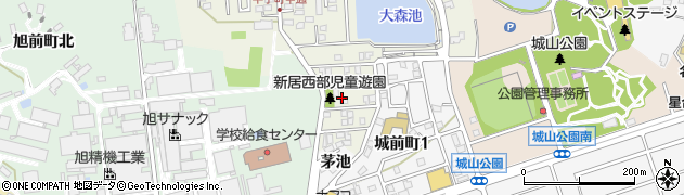 愛知県尾張旭市平子町中通78周辺の地図