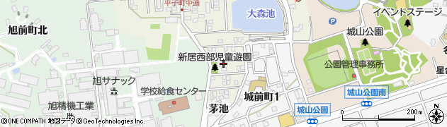 愛知県尾張旭市平子町中通85周辺の地図