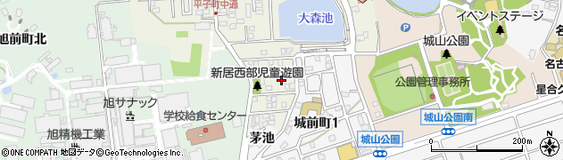 愛知県尾張旭市平子町中通89周辺の地図