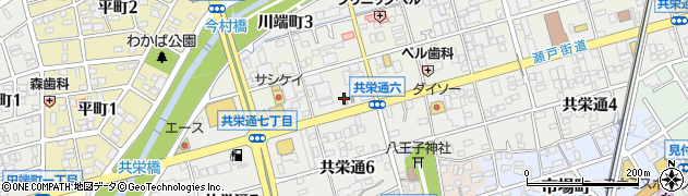 松屋 瀬戸店周辺の地図