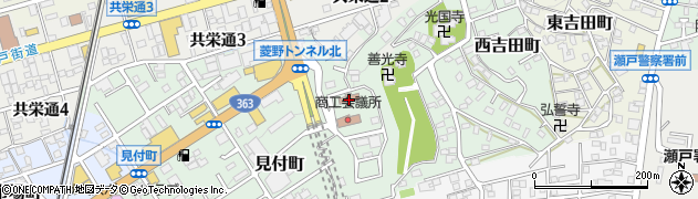 愛知県瀬戸保健所　総合相談窓口周辺の地図