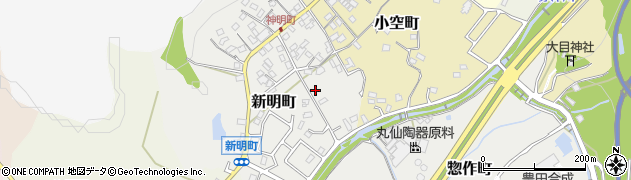愛知県瀬戸市新明町周辺の地図