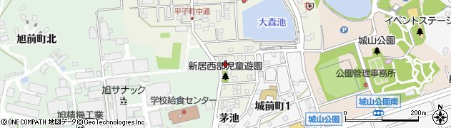 愛知県尾張旭市平子町中通108周辺の地図