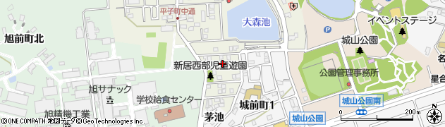 愛知県尾張旭市平子町中通102周辺の地図