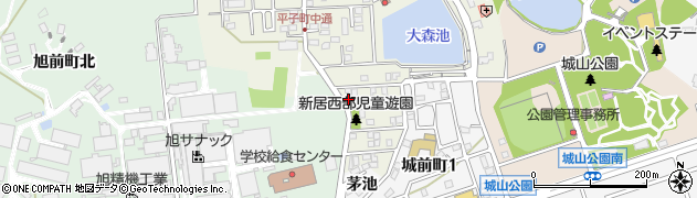 愛知県尾張旭市平子町中通110周辺の地図