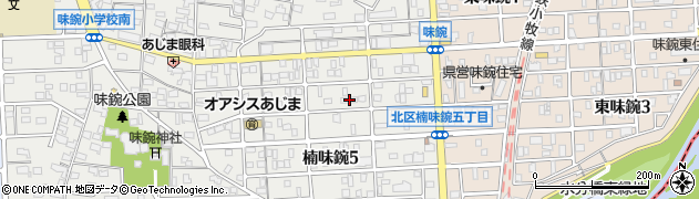 愛知県名古屋市北区楠味鋺5丁目1913周辺の地図