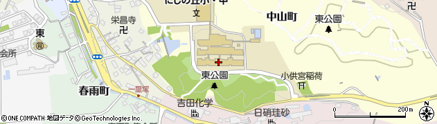 瀬戸市立にじの丘中学校（にじの丘学園）周辺の地図