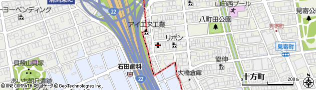 愛知県名古屋市西区長先町88周辺の地図