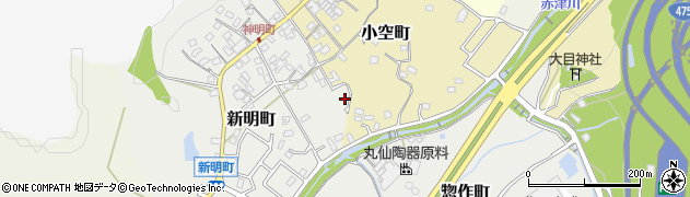 愛知県瀬戸市新明町13周辺の地図