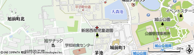 愛知県尾張旭市平子町中通114周辺の地図