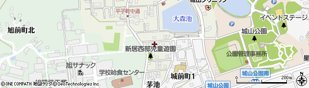 愛知県尾張旭市平子町中通116周辺の地図