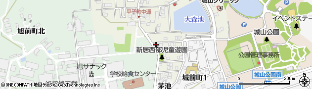 愛知県尾張旭市平子町中通111周辺の地図