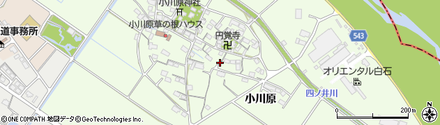 滋賀県甲良町（犬上郡）小川原周辺の地図