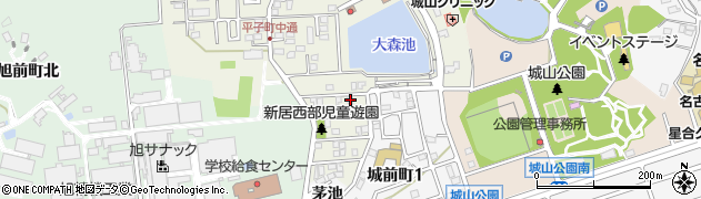 愛知県尾張旭市平子町中通122周辺の地図