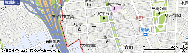 愛知県名古屋市西区長先町101周辺の地図