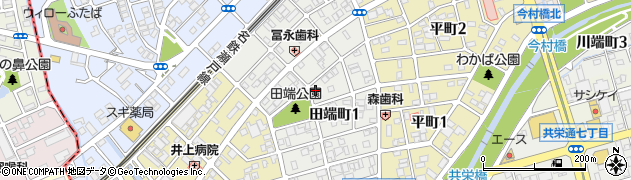 愛知県瀬戸市田端町周辺の地図