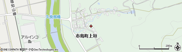 兵庫県丹波市市島町上垣599周辺の地図