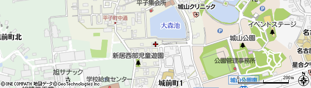 愛知県尾張旭市平子町中通125周辺の地図