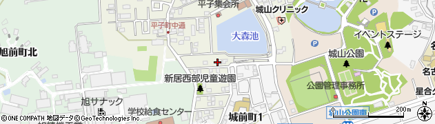 愛知県尾張旭市平子町中通127周辺の地図