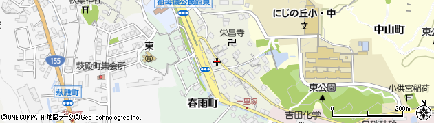 愛知県瀬戸市一里塚町16周辺の地図