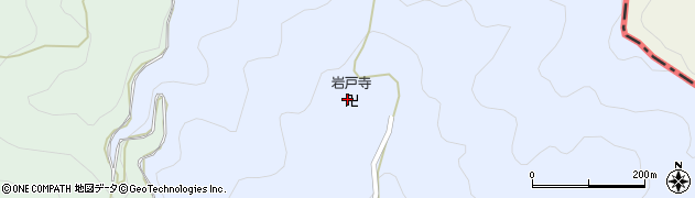 岩戸寺周辺の地図