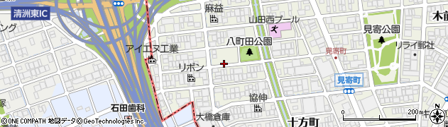 愛知県名古屋市西区長先町周辺の地図