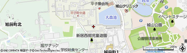 愛知県尾張旭市平子町中通130周辺の地図