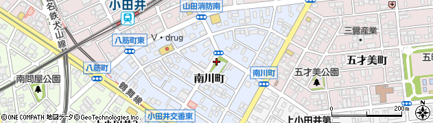 愛知県名古屋市西区南川町周辺の地図