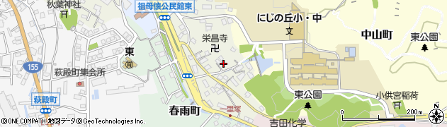 愛知県瀬戸市一里塚町112周辺の地図