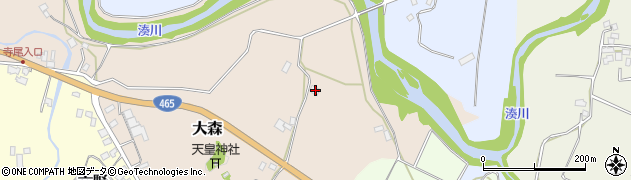千葉県富津市大森411周辺の地図