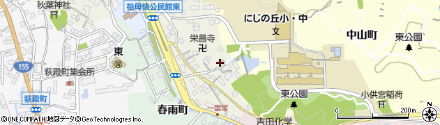 愛知県瀬戸市一里塚町52周辺の地図