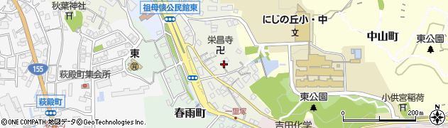 愛知県瀬戸市一里塚町111周辺の地図