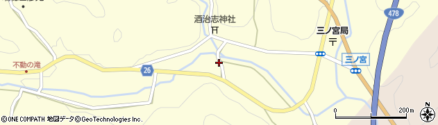 京都府船井郡京丹波町三ノ宮竹屋周辺の地図