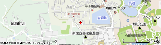 愛知県尾張旭市平子町中通141周辺の地図