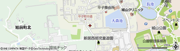 愛知県尾張旭市平子町中通133周辺の地図