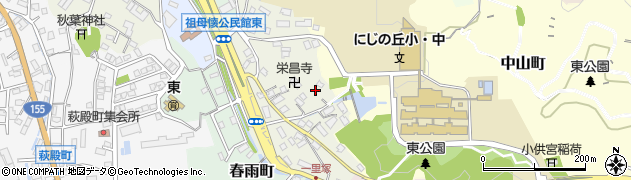 愛知県瀬戸市一里塚町118周辺の地図