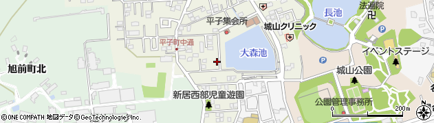 愛知県尾張旭市平子町中通149周辺の地図