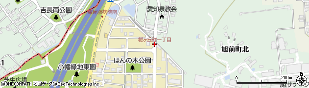 桜ケ丘町一丁目周辺の地図